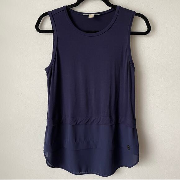 Michael Kors Blue Tank Top Size Small - Picture 1 of 6